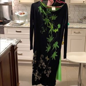 Long sleeve pencil with skirt evening dress